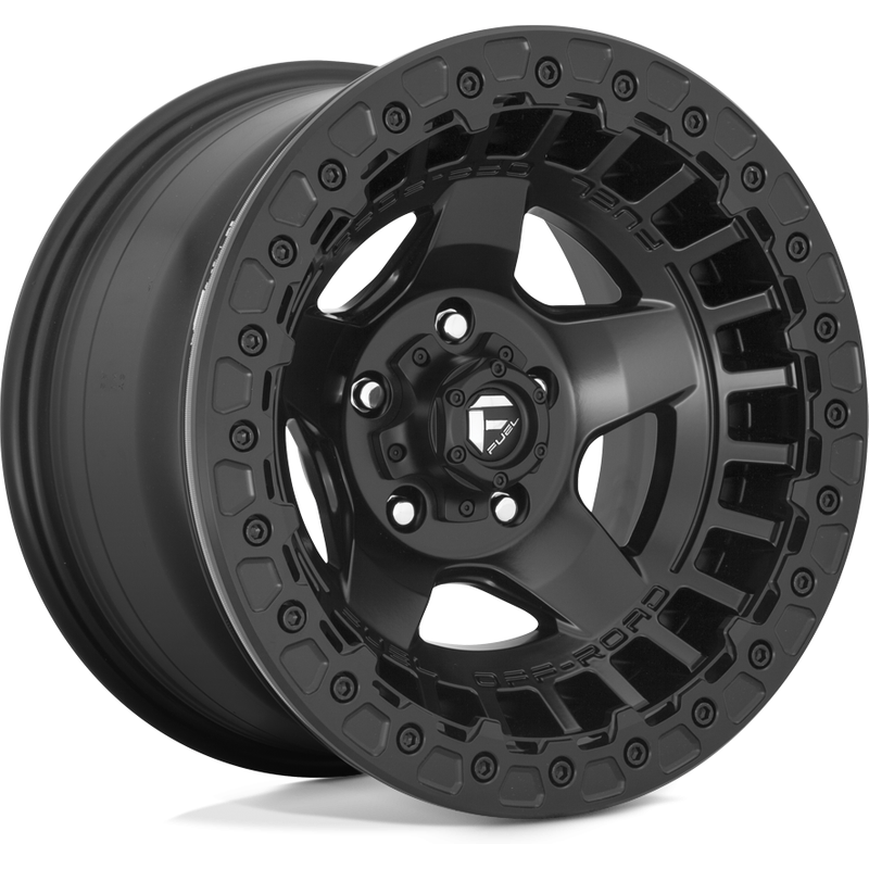 Roues Fuel D118 Warp Beadlock Noires Mat - 17x9 - 6x139.7 — Roues et jantes