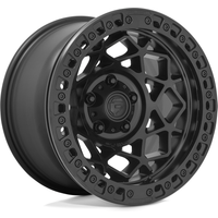 Fuel D120 Unit Beadlock Blackout Wheels - 17x9 - 5x127 -15 Offset