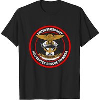 T-shirt USN Rescue Swimmer pour hommes - Noir — T-shirts pour hommes