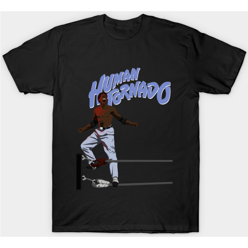 T-shirt Human Tornado Figure pour hommes - Noir — T-shirts pour hommes