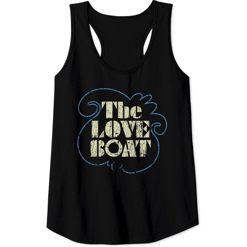 Débardeur The Love Boat pour hommes en noir — T-shirts pour hommes