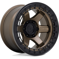 Fuel D124 Block Beadlock Matte Bronze 17x8.5 Wheels 5x150