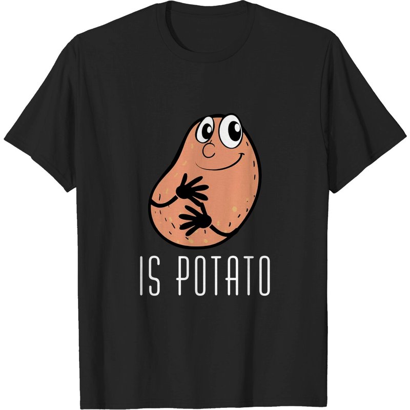 Is Potato Men's T-Shirt in Black