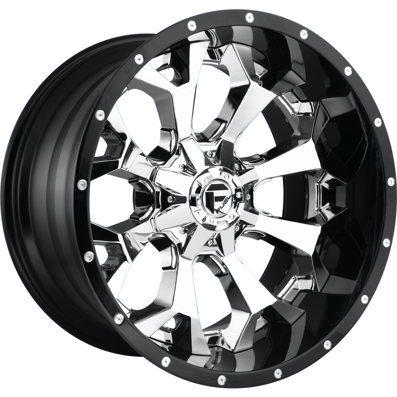 Fuel D246 Assault Chrome Wheels - 22x12 - 6x135 Bolt Pattern — Wheels & Rims