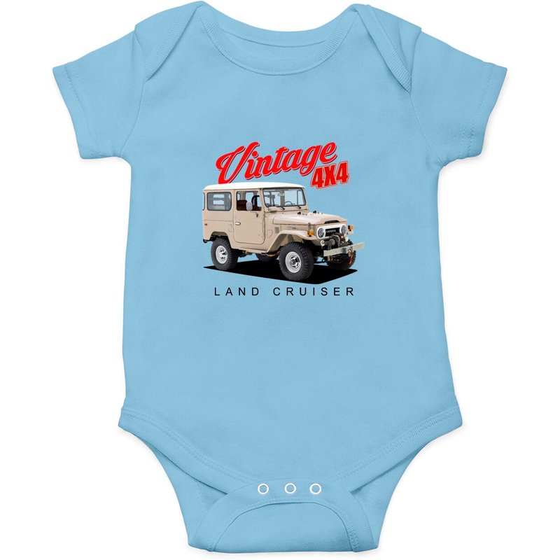 Vintage Land Cruiser Baby Onesies