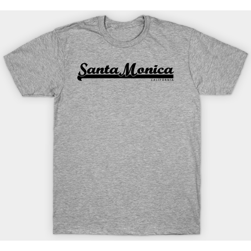 T-shirt pour hommes Santa Monica Californie — T-shirts pour hommes