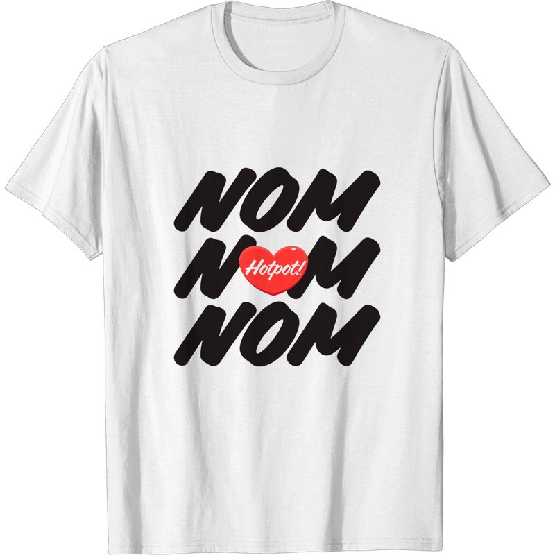 T-shirt graphique Nom Nom Hotpot pour hommes — T-shirts pour hommes