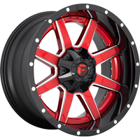 Jantes Fuel D250 Maverick Rouge - 20x10 - 8x170
