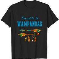 Proud To Be Wampanoag Men's T-Shirt in Black