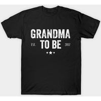 Grandma To Be Est 2017 - T-shirt pour hommes en bleu royal — T-shirts pour hommes