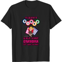 T-shirt pour hommes Support Bingo Keep Grandma Off The Street — T-shirts pour hommes
