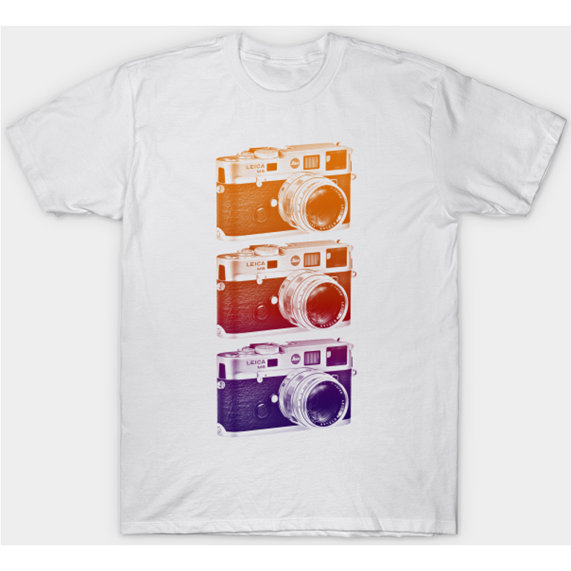 Leica M6 Camera Popart Design Men's T-Shirt — Mens T Shirts