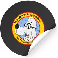 Mr. Peabody's School For The Extremely Clever - Stickers — Stickers & Decals