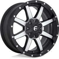 Roues Fuel D537 Maverick Machined Black - 17x9 - 6x135 -12 Offset