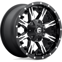 Roues Fuel D541 Nutz Machined Black - 18x9 - Motif de 6x135