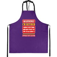 Retirement Gag Gifts for Men Aprons by Printerval — Kitchen Aprons