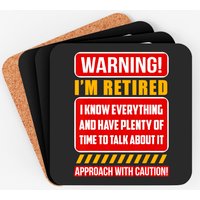 Sous-verres humoristiques pour la retraite pour hommes