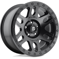 Fuel D584 Recoil Matte Black Wheels - 17x8.5 -6 Offset — Wheels & Rims