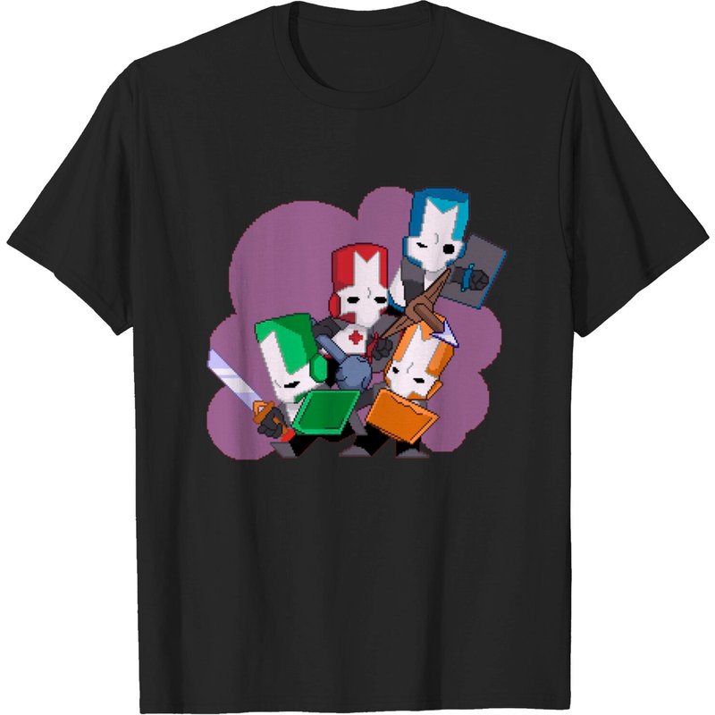 T-shirt pour hommes Castle Crashers Pixelart — T-shirts pour hommes
