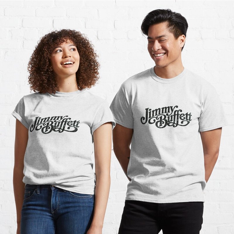 T-shirt pour hommes Jimmy Buffett en couleur royale — T-shirts pour hommes