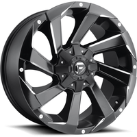 Roues Fuel D592 Razor Noir Milled - 20x9 - Motif de boulon 5x139.7