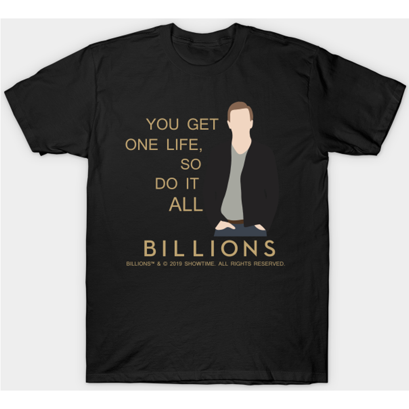 Billions T-shirt pour hommes Bobby Axelrod en noir — T-shirts pour hommes