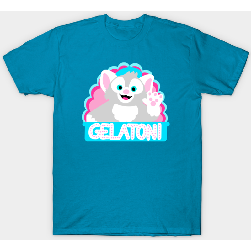 T-shirt pour hommes Hello Gelatoni - Duffy en noir — T-shirts pour hommes