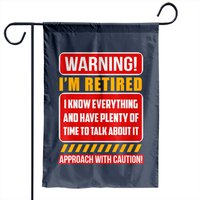 Retirement Gag Gifts for Men Garden Flags