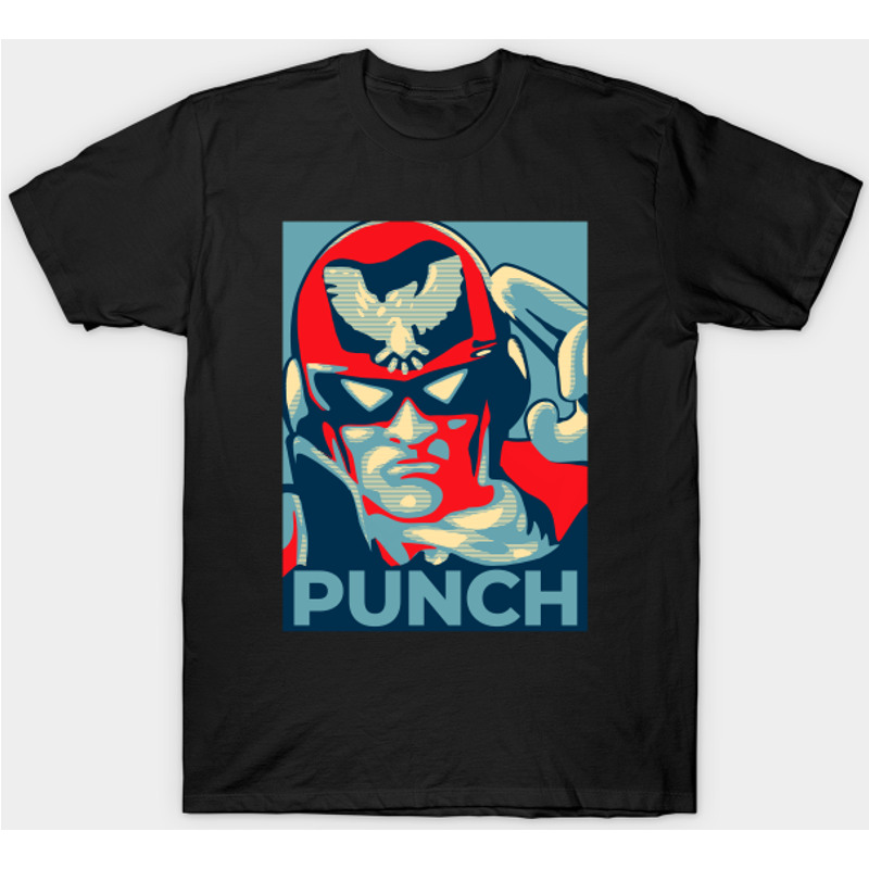 T-shirt pour hommes Punch Captain Falcon — T-shirts pour hommes