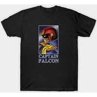 T-shirt Captain Falcon avec illustration de style bande dessinée — T-shirts pour hommes