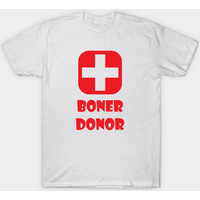 T-shirt pour homme Boner Donor en noir — T-shirts pour hommes