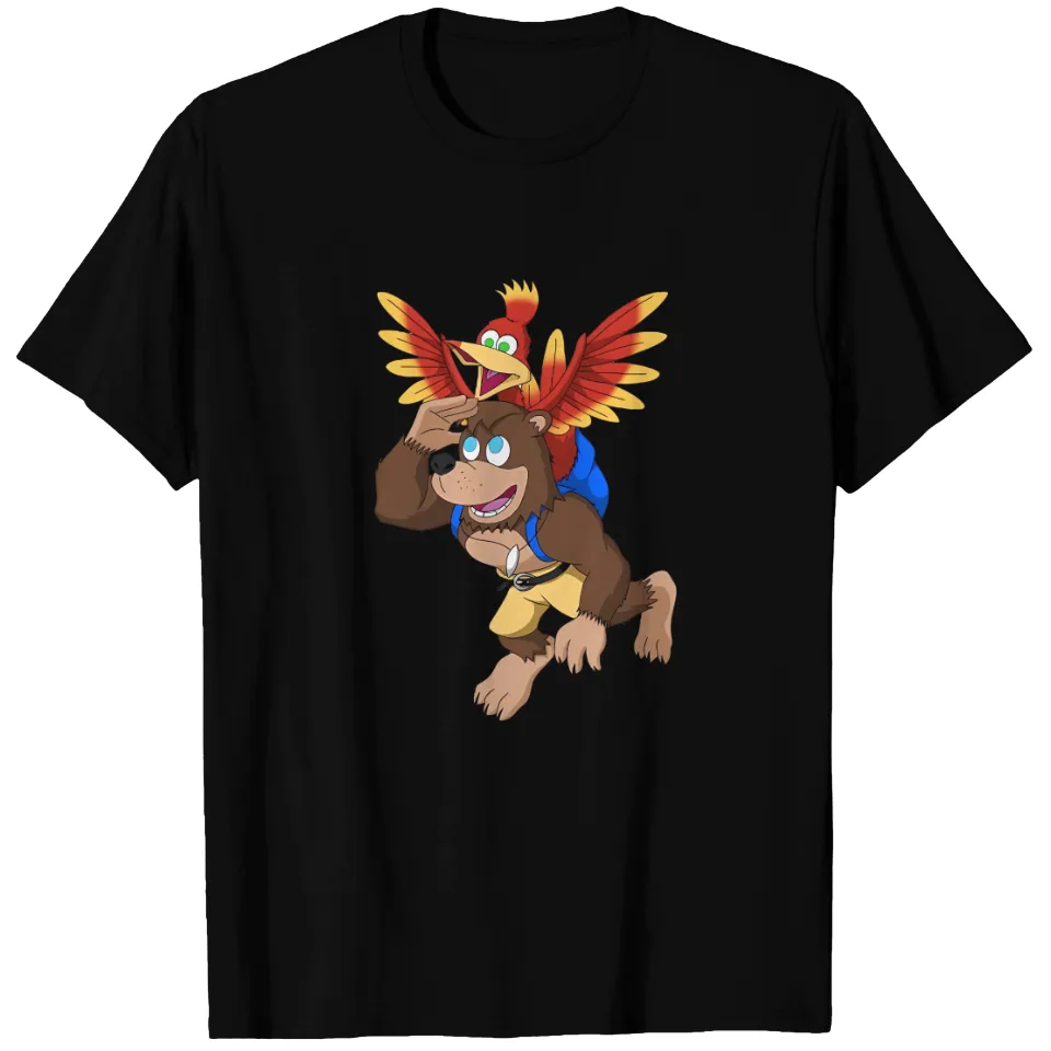 Banjo-tooie - Banjo Kazooie Men's T-Shirt in Black — Mens T Shirts