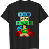 Blue et Steve Chimie - T-shirt Blues Clues pour hommes