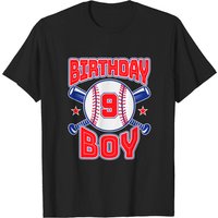 T-shirt de baseball pour enfants de 9 ans