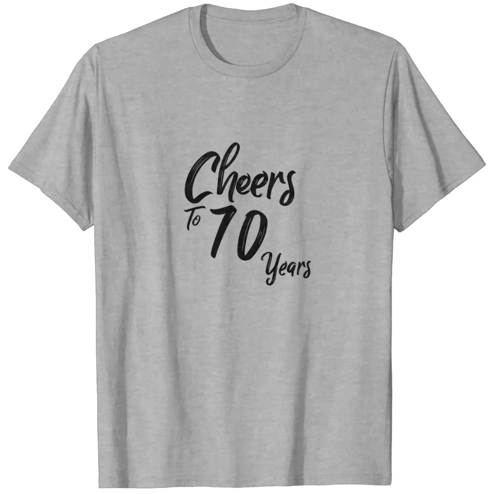 T-shirt d'anniversaire des 70 ans pour hommes en bleu royal — T-shirts pour hommes