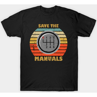 T-shirt pour hommes Save The Manuals en noir
