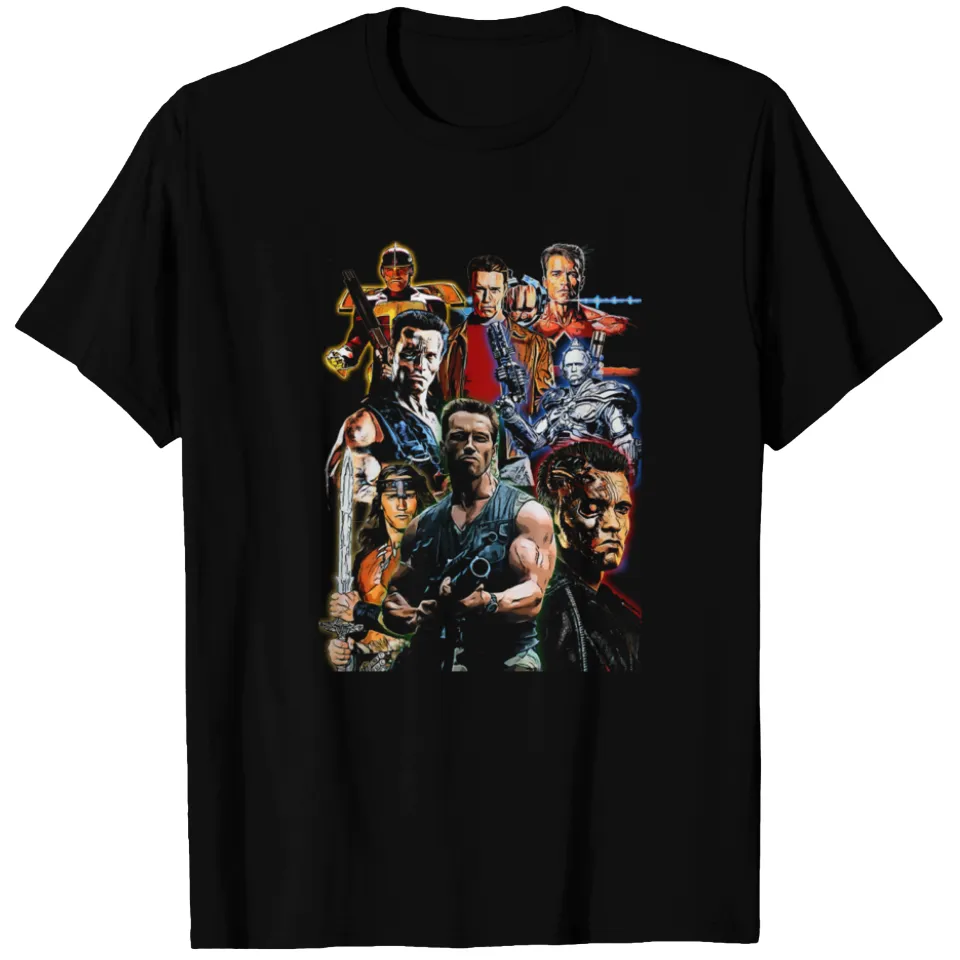 T-shirt pour hommes Arnold Schwarzenegger - Noir
