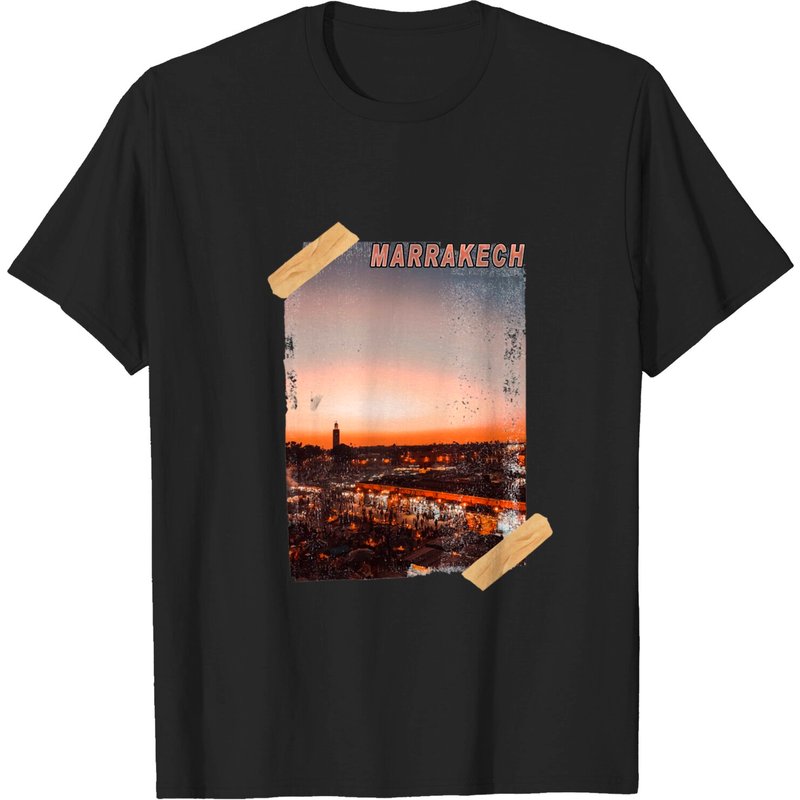 T-shirt pour hommes Marrakech Maroc