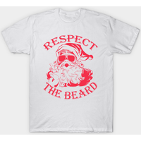 T-shirt Respect The Beard Santa Noël Amusant pour Hommes — T-shirts pour hommes