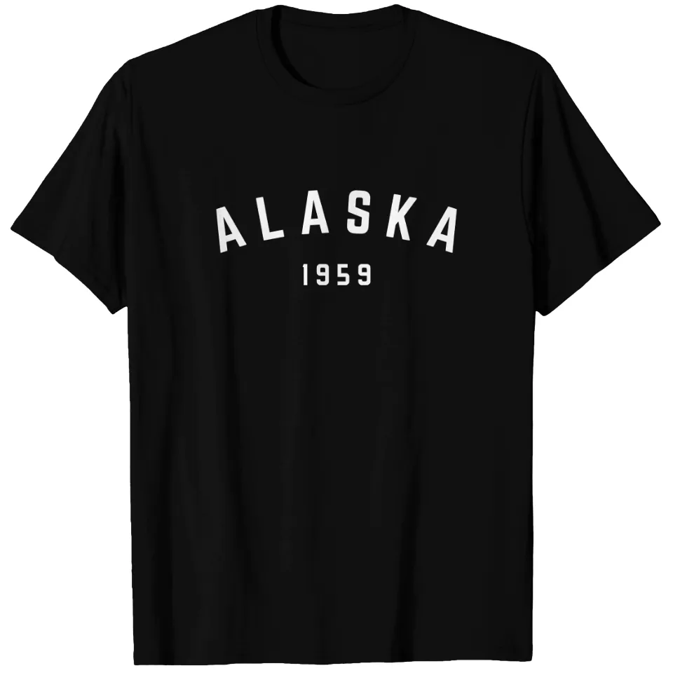 T-shirt pour hommes Alaska 1959 en noir