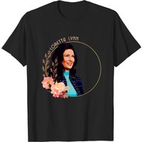 T-shirt pour hommes Loretta Lynn en noir