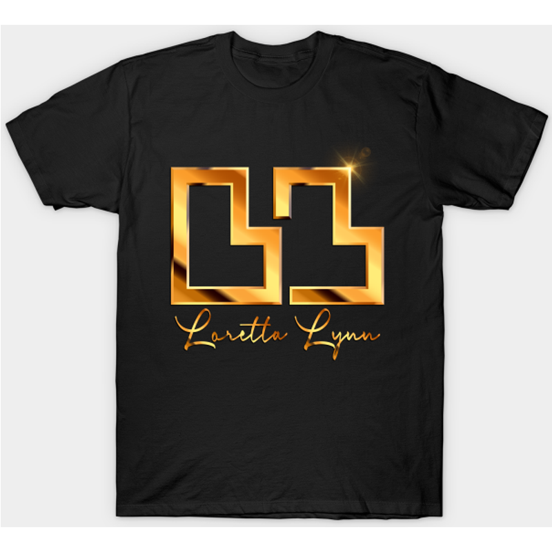 T-shirt pour hommes Loretta Lynn en bleu royal