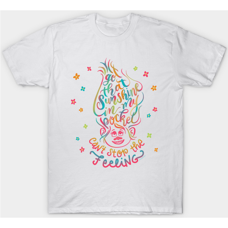 T-shirt Trolls Sunshine In My Pocket — T-shirts pour hommes