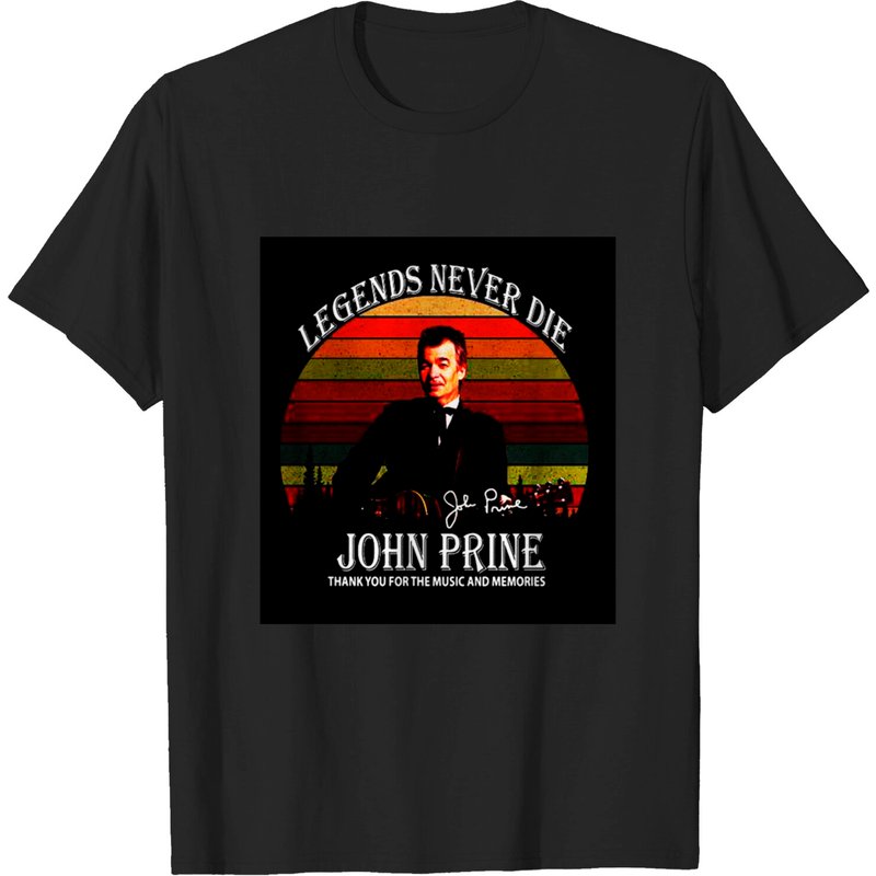 T-shirt pour hommes John Prine American Country 7070 — T-shirts pour hommes