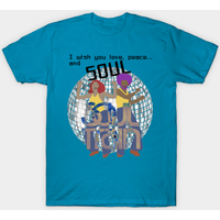 Love, Peace, And Soul - Soul Train T-Shirt for Men