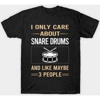 Funny 3 People Snare Drum T-Shirt for Men