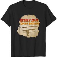 T-shirt pour hommes Steely Dan The Doobie Brothers - Noir