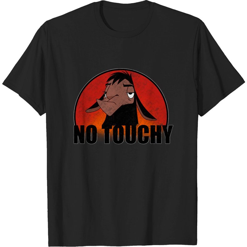 T-shirt Kuzco No Touchy Distressed pour hommes - Emperors New Groove — T-shirts pour hommes