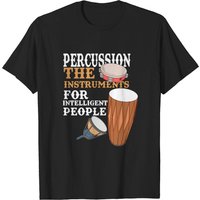 T-shirt Noir pour Hommes Percussionist