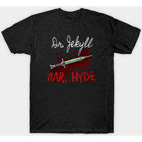 Dr. Jekyll And Mr. Hyde Syringe Design T-Shirt for Men
